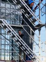 Seewasserwerk: Kein Kran, da Module super leicht